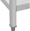 Royal Catering Arbeitstisch 150 x 60 cm Edelstahltisch mit Schubladen Gastro Edelstahl 295 kg Bild 2
