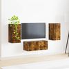 vidaXL TV-Schrankset 6 pcs Geräucherte Eiche Holzwerkstoff 3409065 Bild 4