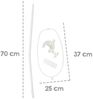 roba Stand Himmelstange für Babybetten - Betthimmelzubehör - Betthimmel rund ca. 150 cm Bild 2