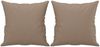 vidaXL 2-Sitzer-Sofa mit Zierkissen Cappuccino-Braun 120 cm Kunstleder 3200802 Bild 5