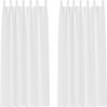 vidaXL Verdunkelungs-Vorhänge mit Ringen 2 pcs Reinweiß 260 x 140 cm 4107607 Bild 2