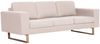 vidaXL 3-Sitzer-Sofa Stoff Cremeweiß [281382] Bild 2