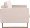 vidaXL 3-Sitzer-Sofa Stoff Cremeweiß [281382] Bild 5