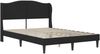vidaXL Bettrahmen mit Kopfteil Schwarz 140 x 200 cm Samt 3415212 Bild 4