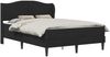 vidaXL Bettrahmen mit Kopfteil Schwarz 140 x 200 cm Samt 3415212 Bild 2