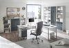 Aktenschrank >Olivia< in lichtgrau aus Glas - 79x220x35cm (BxHxT) Bild 5