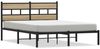 vidaXL Metallbett ohne Matratze Sonoma-Eiche 140x190 cm 4017102 Bild 2