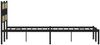 vidaXL Metallbett ohne Matratze Sonoma-Eiche 140x190 cm 4017102 Bild 5