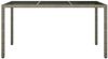 vidaXL Gartentisch 150x90x75 cm Hartglas und Poly Rattan Grau 316708 Bild 3