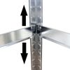 2x Schwerlastregal verzinkt 180x90x40 cm je 5 Böden pro Regal Traglast von 875kg Werkstattregal Kellerregal Archivregal Bild 5