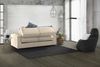 Dmora 2-Sitzer Schlafsofa Alk, Wohnzimmersofa mit drehbarer Öffnung, gepolsterter Stoff mit schmalen Armlehnen, 100 % Made in Italy, 160 x 95 x 90 cm, Beige Bild 5