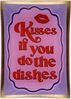 Giftcompany - Glasteller "Love Plates" Kisses Dekoteller 14x10cm Rosa 1213604012 Bild 5