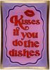 Giftcompany - Glasteller "Love Plates" Kisses Dekoteller 14x10cm Rosa 1213604012 Bild 4