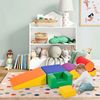 6 TLG Riesenbausteine zum Toben & Klettern Großbausteine für Kinder. Treppe und Rutsche für Kinder - Spielzeug zum Klettern, Rutschen und Krabbeln. im Vorschulalter & Babys Softbausteine, bunt. Bild 4
