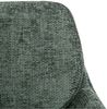 2er-Set Esszimmerstuhl HWC-N74, Küchenstuhl, drehbar Auto-Return, Stoff Chenille (490g/m²) Öko-Tex ~ grün Bild 5
