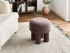Hocker CANBY Bouclé Braun Bild 2