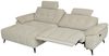 Ecksofa Odaloc Links Stoff Beige - elektrische Fußstütze & USB-Port Bild 5