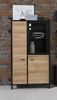 Vitrine >Hialeah< in Riviera Eiche - 86,3x152,3x40,2cm (BxHxT) Bild 2
