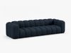 Micadoni Modulares Sofa Lupine 4-Sitzer Boucle Baloo Dunkelblau Bild 2