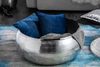 riess-ambiente Couchtisch ORIENT STORAGE Ø70cm silber (Einzelartikel, 1-St), Wohnzimmer · Metall · rund · mit Stauraum · Hammerschlag · handmade Bild 3