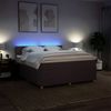 vidaXL Boxspringbett mit Matratze Dunkelbraun 180x200 cm Stoff 3289838 Bild 5