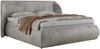 Polsterbett mit Lattenrost, Doppelbett Bettkasten, Bettgestell mit Gasdruckfeder - CAELA CLASSIC - 160 x 200 cm - Hellgrau Velvet Bild 5