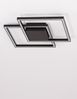 Nova Luce 9500822 BILBAO LED Deckenleuchte 46x46cm 3000K Schwarz Bild 3