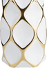 Blumenvase AVILA Steinzeug 36 cm Weiß Bild 5