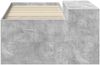 vidaXL Hochbett mit Schreibtisch für Kinder Betongrau 98,5 x 200 cm 3422662 Bild 4