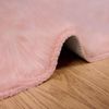 vidaXL Teppich aus Kunstschaffell TAFALLA Rosa 120 x 120 cm Polyester 42021553 Bild 5