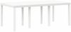 vidaXL Garten Essgruppe 9 pcs Weiß Polypropylen 3378582 Bild 5