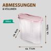 Gewürzdosen 300ml ( 1er Pack - Schwarz ) Aufbewahrungsboxen für Gewürze - Luftdichte Schüttdose aus BPA freien Kunststoff, Vorratsdose mit Deckel Bild 3