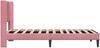 vidaXL Bettrahmen mit Kopfteil Rosa 90 x 200 cm Samt 42027482 Bild 5