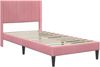 vidaXL Bettrahmen mit Kopfteil Rosa 90 x 200 cm Samt 42027482 Bild 3