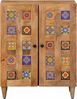 Sideboard, Kommode Natur 60 x 33,5 x 75 cm Massivholz Mango Bild 3