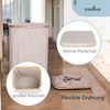 osoltus Wäschesortierer Nelson 1-Fach Wäschekorb Bambus beige 60 cm Bild 4