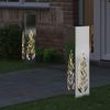 vidaXL Solar LED Weg Licht 2 pcs Silber Edelstahl 879804 Bild 3