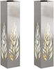 vidaXL Solar LED Weg Licht 2 pcs Silber Edelstahl 879804 Bild 2