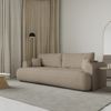 Selsey 'Ovo' 3-Sitzer Schlafsofa mit Bettkasten, Chenille-Bezug, beige, 250 cm ca. 92 x 250 x 110 cm Bild 3