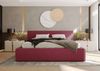 99rooms Tivio Polsterbett Velours VOSS Bordeaux 180x200 cm Ohne Matratze Bild 3