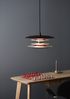 Belid Diablo Pendelleuchte 400mm schwarz matt rot E14 Bild 2