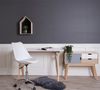 House Nordic Schreibtisch, weiß und natur, 120x60x75 cm Bild 5