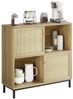 GarveeMore Küchenregal Sideboard Küchenschrank,Stauraumschrank, 100 x 30 x 37 cm Bild 4