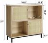 GarveeMore Küchenregal Sideboard Küchenschrank,Stauraumschrank, 100 x 30 x 37 cm Bild 2