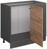 Eckunterschrank R-Line Goldkraft Eiche 86 cm ohne Arbeitsplatte Vicco Bild 3
