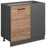 Eckunterschrank R-Line Goldkraft Eiche 86 cm ohne Arbeitsplatte Vicco Bild 4