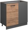 Eckunterschrank R-Line Goldkraft Eiche 86 cm ohne Arbeitsplatte Vicco Bild 5