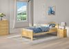 Bettrahmen Massivholzbett Kiefer natur Einzelbett 90x200 Futonbett Singlebett Rollrost 60.37-09 Bild 3