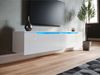 SONNI Lowboard TV Schrank Hochglanz mit LED-Beleuchtung hängend/stehend Lowboard, 140cm Bild 1