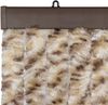 Moritz Flauschvorhang aus Chenille 100 x 200 cm braun grau meliert Türvorhang als Fliegenschutz Insektenschutz für Camping Wohnwagen Bild 4